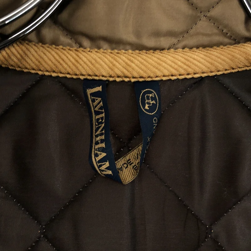 LAVENHAM / ラベンハム | ロゴボタン キルティング ジャケット | 36 | レディース