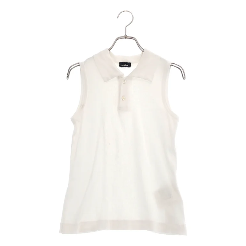 tricot COMME des GARCONS / トリココムデギャルソン | 2003SS | コットンリブ ノースリーブ ポロシャツ |