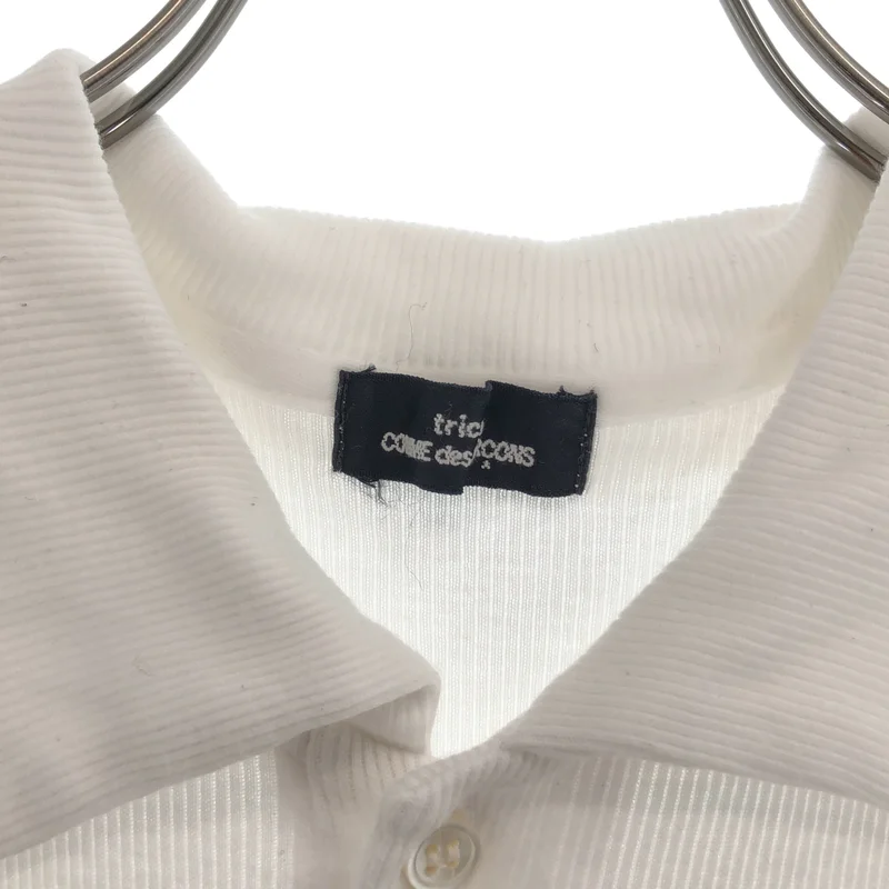 tricot COMME des GARCONS / トリココムデギャルソン | 2003SS | コットンリブ ノースリーブ ポロシャツ |