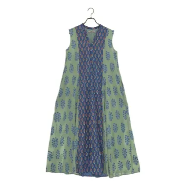 ne Quittez pas / ヌキテパ | Dia Check Print EMB Dress / コットン
