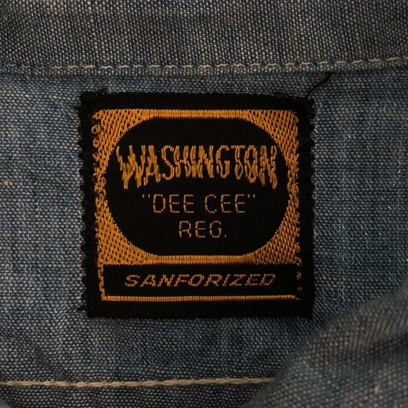 VINTAGE / ヴィンテージ古着 | 1960s | WASHINGTON DEE CEE / シャンブレーシャツ |