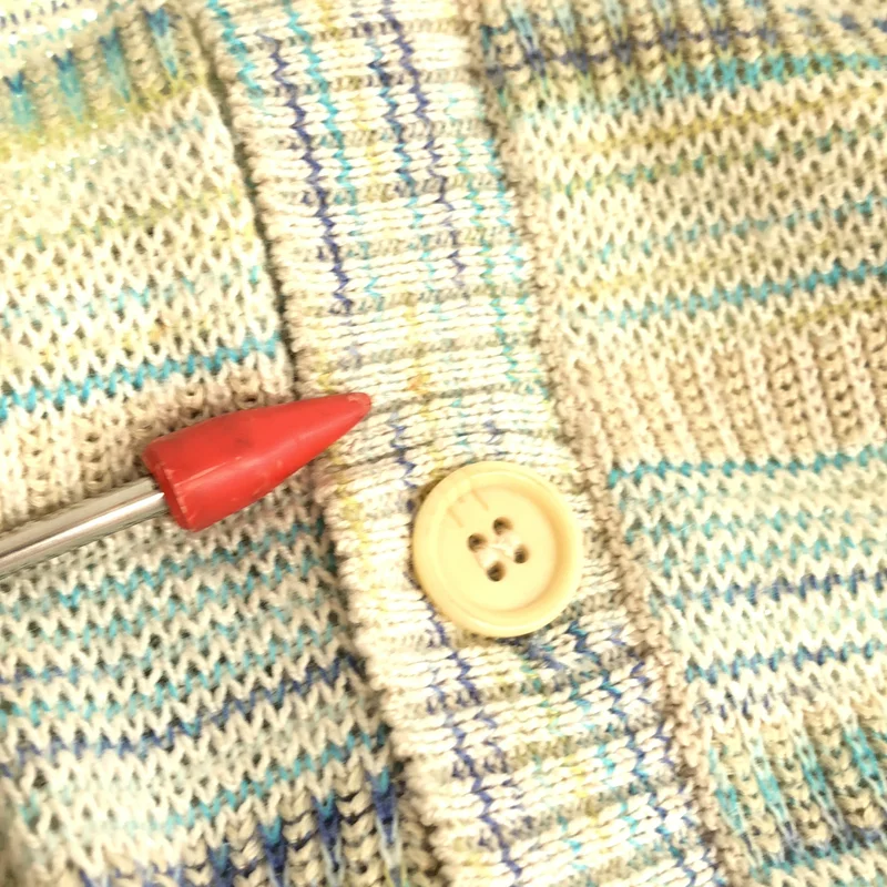 MISSONI / ミッソーニ | コットン リネン混 マルチボーダー ニットカーディガン |