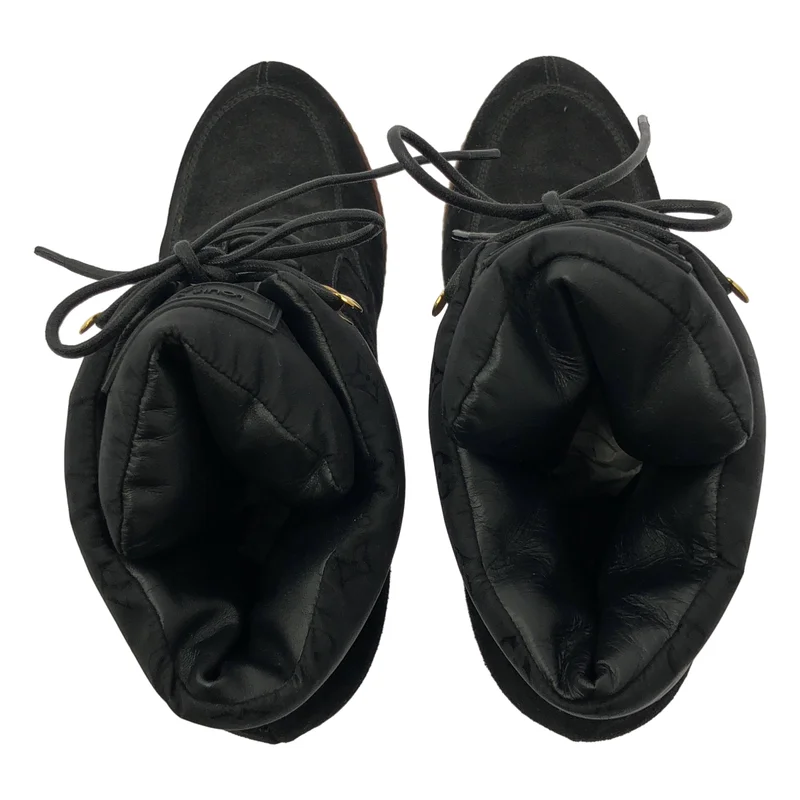 Louis Vuitton / ルイヴィトン | モノグラム ウェッジソール ショートブーツ | 38 1/2 | レディース