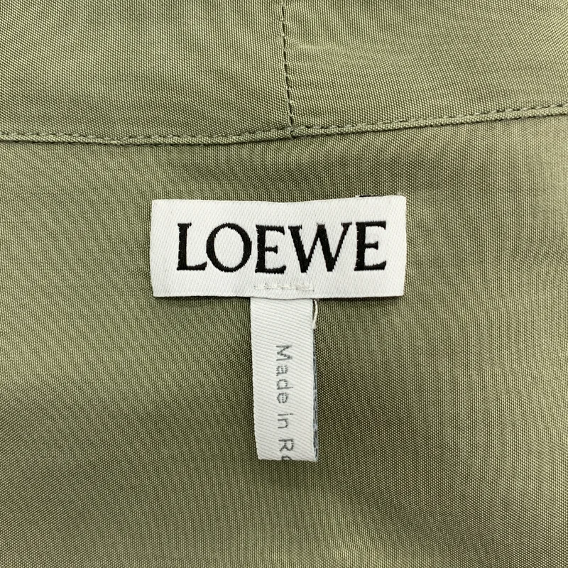 LOEWE / ロエベ | シルク ロゴ刺しゅう Vネック ボウタイブラウス | 36 | レディース