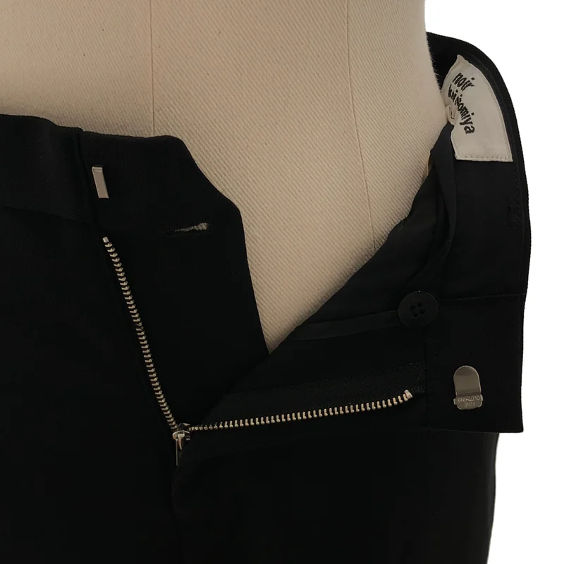 noir kei ninomiya / ノワールケイニノミヤ | 2019AW | ウール フリル テーパードパンツ | S | レディース
