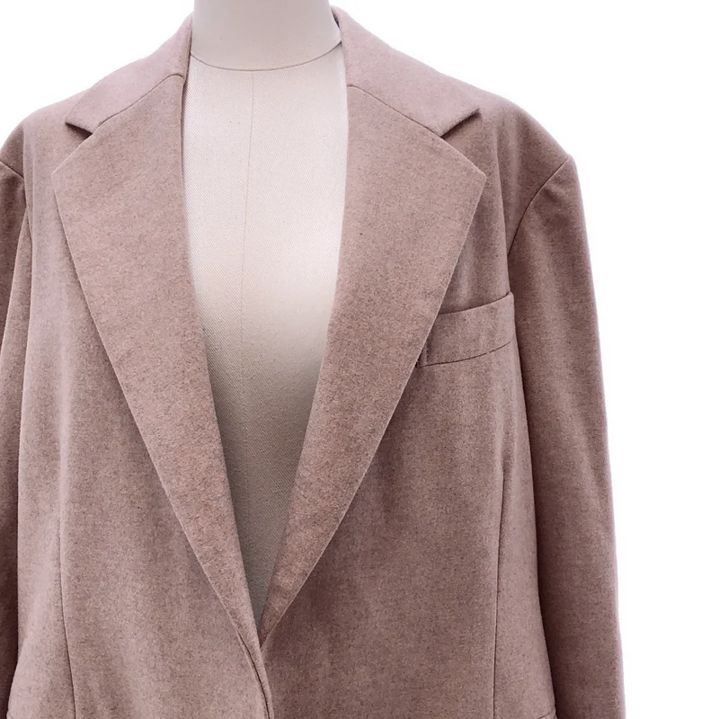 AURALEE / オーラリー | WOOL FULLING FLANNEL JACKET / シングルブレスト ジャケット / 総裏地 | 0 | レディース