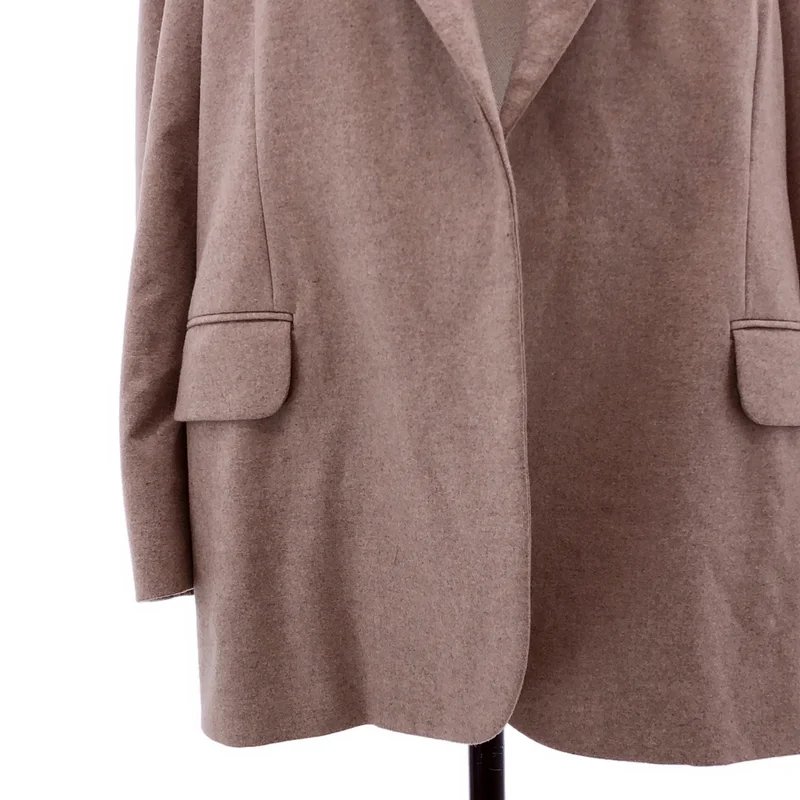 AURALEE / オーラリー | WOOL FULLING FLANNEL JACKET / シングルブレスト ジャケット / 総裏地 | 0 | レディース