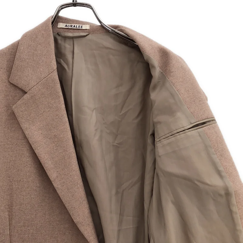 AURALEE / オーラリー | WOOL FULLING FLANNEL JACKET / シングルブレスト ジャケット / 総裏地 | 0 | レディース