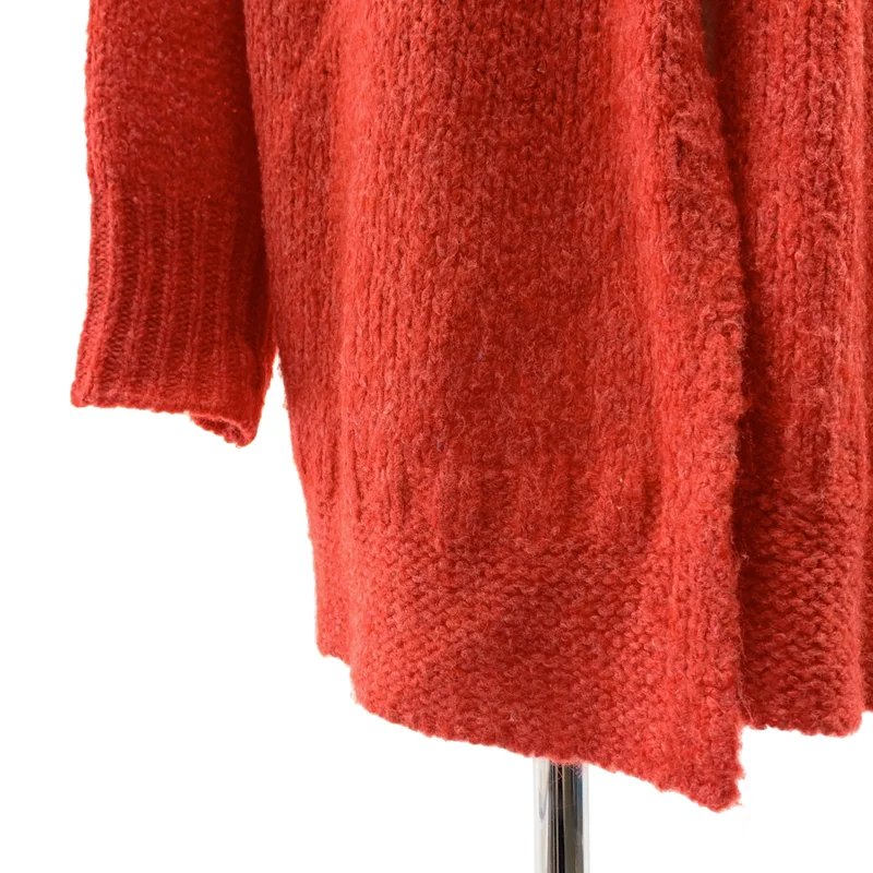 45r / フォーティファイブアール | ウール シルク ツイードガンジーCARDIGAN | 0 | レディース