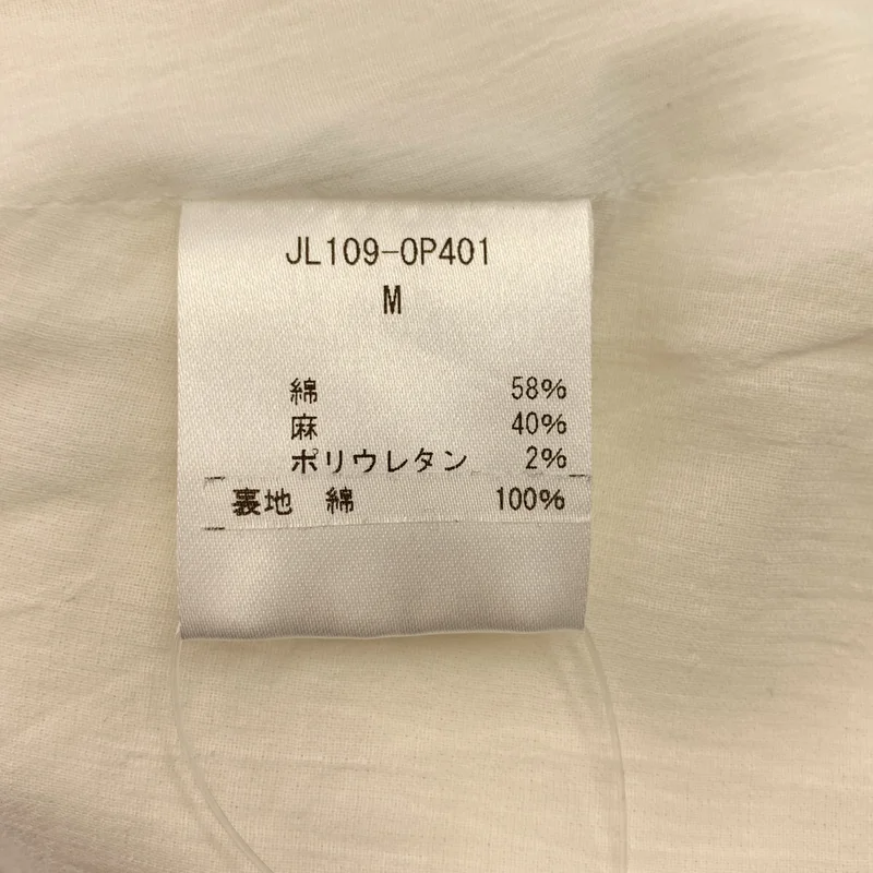 jonnlynx / ジョンリンクス | コットンリネン ノースリーブ ラップ ワンピース | M | レディース