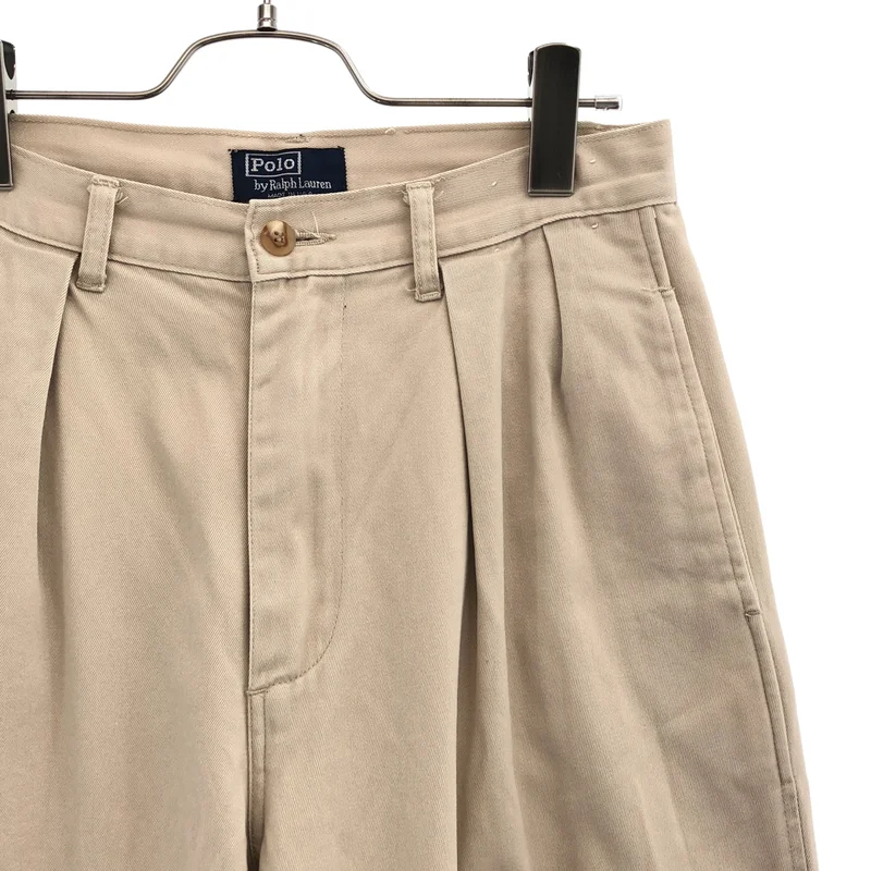 POLO BY RALPH LAUREN / ポロバイラルフローレン | Polo Chino / USA製 2タック チノ トラウザーズ パンツ |
