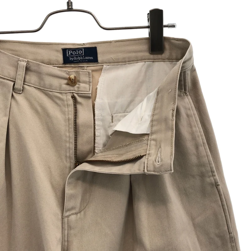 POLO BY RALPH LAUREN / ポロバイラルフローレン | Polo Chino / USA製 2タック チノ トラウザーズ パンツ |