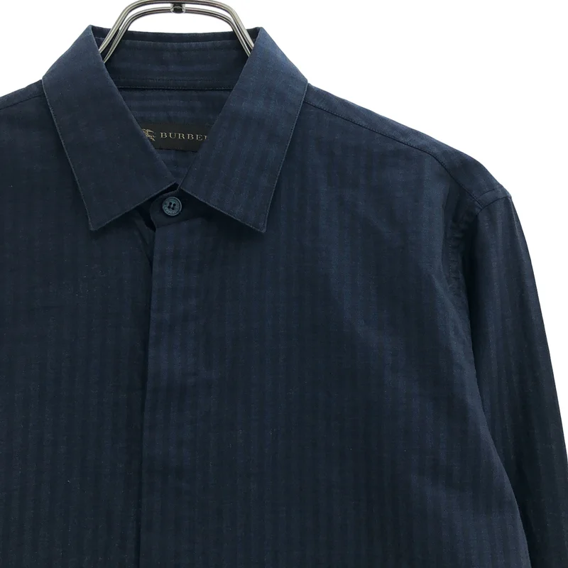 Burberry / バーバリー | コットン ストライプ シャツ | 37 | メンズ
