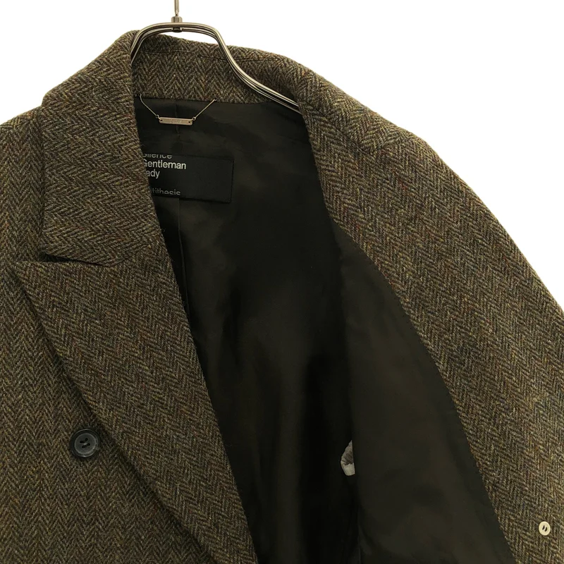 Chaos / カオス | harris tweed セットアップ ジャケットスカート | F | レディース
