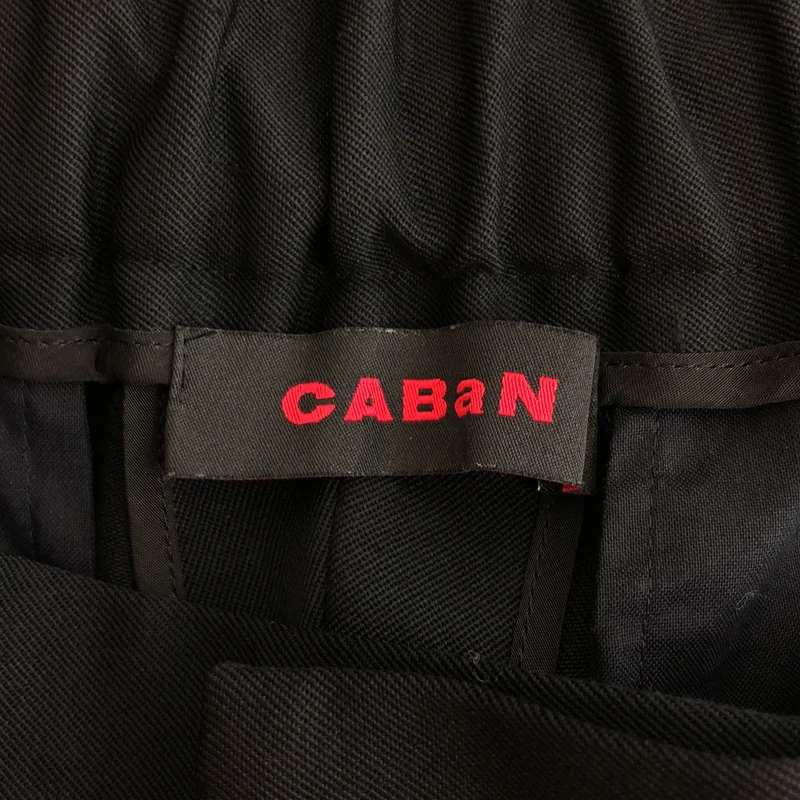 CABaN / キャバン | ウールギャバジン テーパードパンツ | M | メンズ