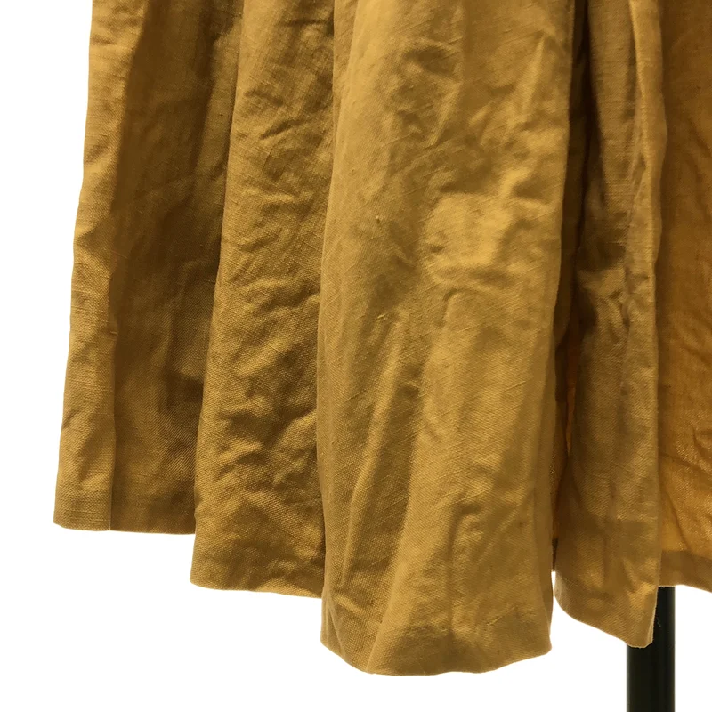 DRIES VAN NOTEN / ドリスヴァンノッテン | リネン アシンメトリーボリューム スカート | 40 | レディース