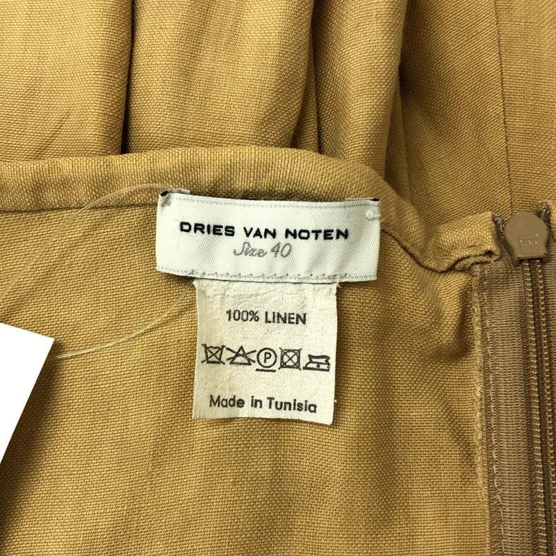 DRIES VAN NOTEN / ドリスヴァンノッテン | リネン アシンメトリーボリューム スカート | 40 | レディース