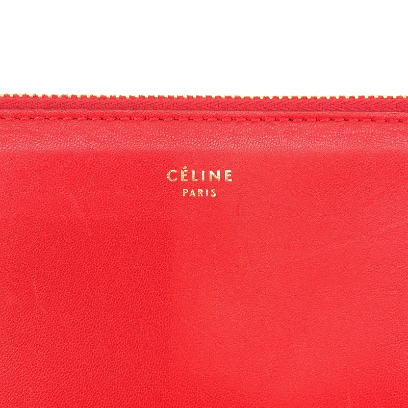 CELINE / セリーヌ | トリオ レザー ポーチ |