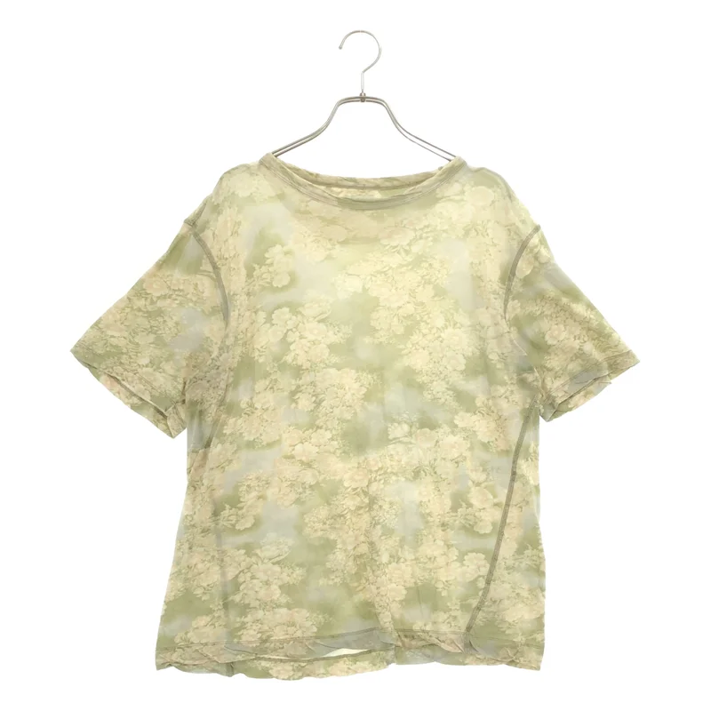 DRIES VAN NOTEN / ドリスヴァンノッテン | コットン 総柄 フラワープリント Tシャツ | M | レディース