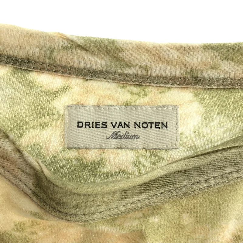 DRIES VAN NOTEN / ドリスヴァンノッテン | コットン 総柄 フラワープリント Tシャツ | M | レディース