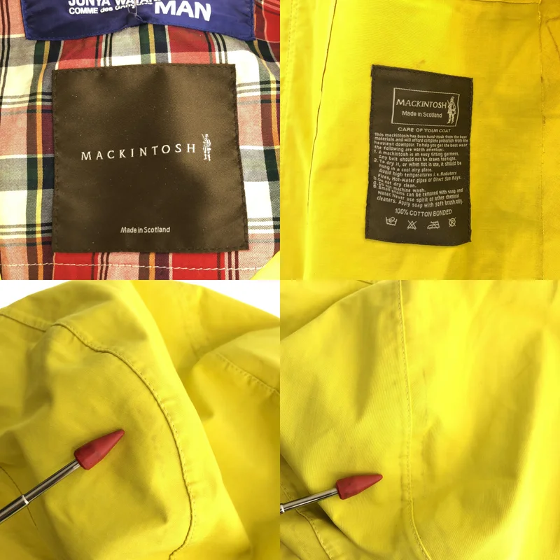 JUNYAWATANABE COMMEdesGARCONS MAN / ジュンヤワタナベマン | 2011SS | ×MACKINTOSH / ゴム引きダッフルショートコート | XS | メンズ