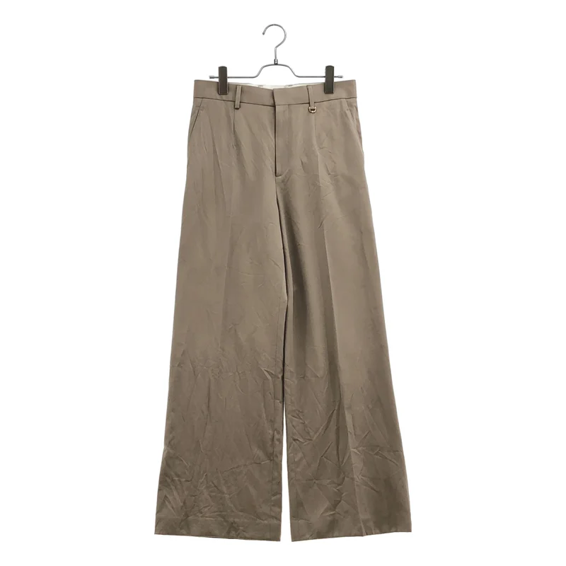 MUSE de Deuxieme Classe / ミューズドゥーズィーエムクラス | 2025SS | WOOLSILK GABA PANTS 25030500408010 | 36 | レディース