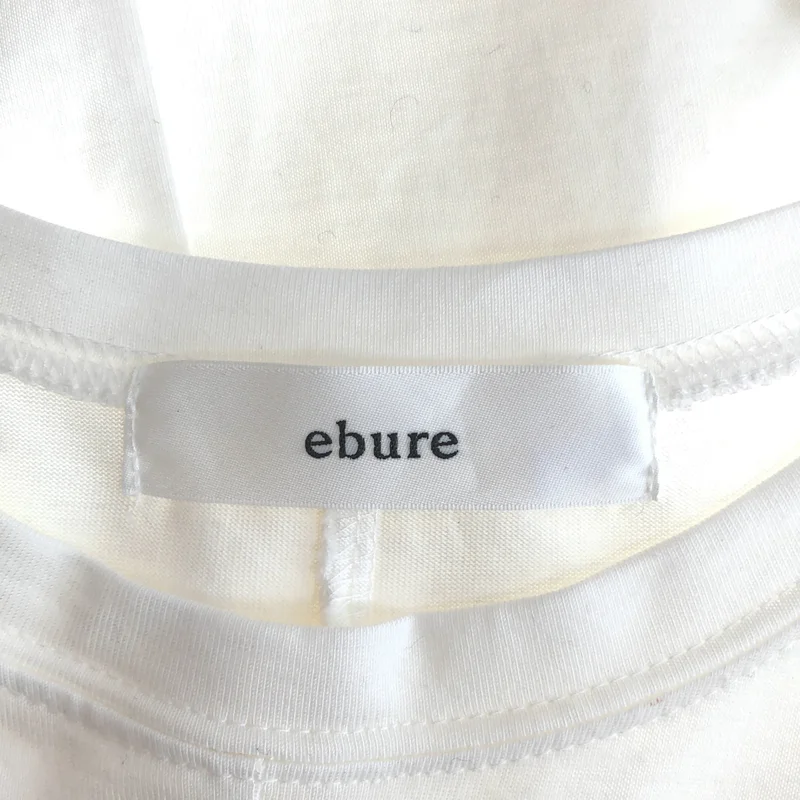 ebure / エブール | クリアギザコットン ノースリーブカットソー | 38 | レディース