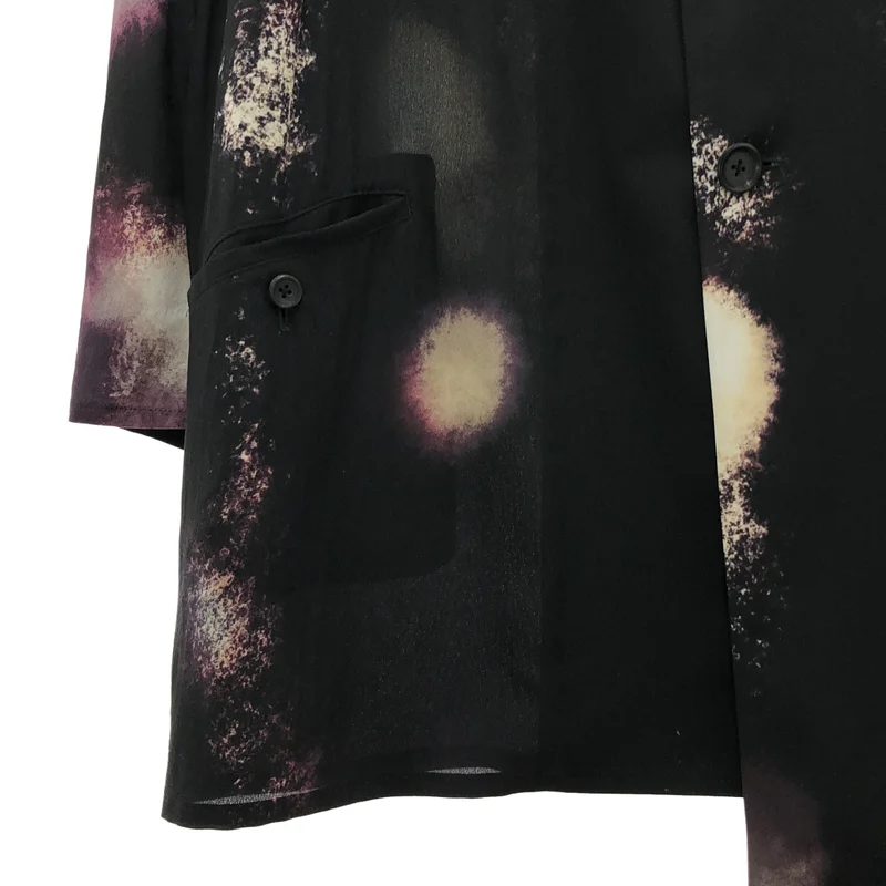 YOHJI YAMAMOTO POUR HOMME / ヨウジヤマモトプールオム | 2025SS | COLOR SCHEME PRINT JACKET / シルク カラースキーム プリント ロングテーラードジャケット | 2 | メンズ