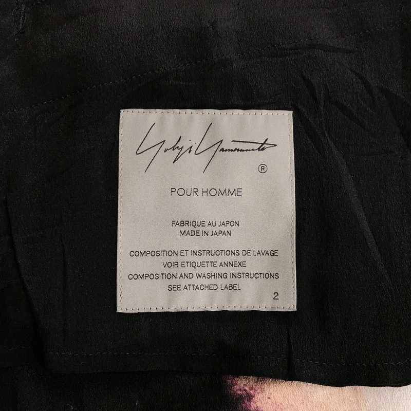 YOHJI YAMAMOTO POUR HOMME / ヨウジヤマモトプールオム | 2025SS | COLOR SCHEME PRINT JACKET / シルク カラースキーム プリント ロングテーラードジャケット | 2 | メンズ