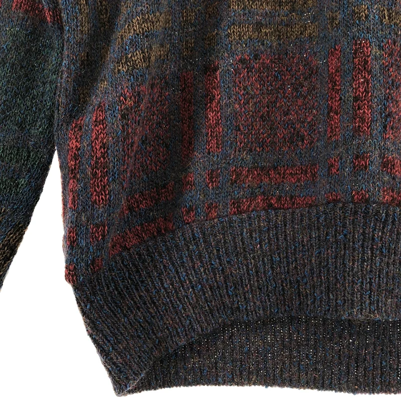 MISSONI / ミッソーニ | ウール チェック Vネックニット |