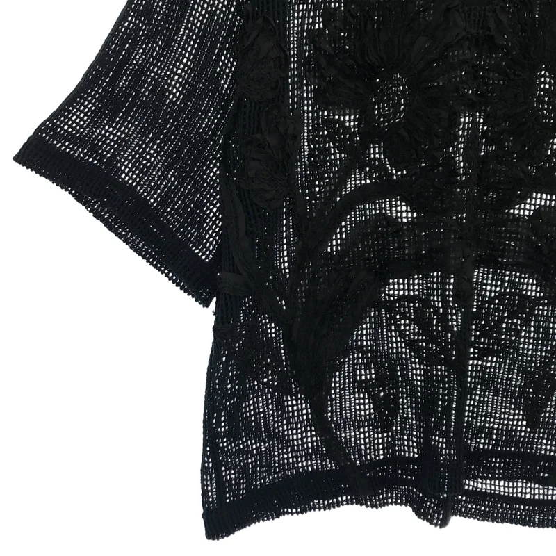 TAAKK / ターク | 2025SS | MESH EMBROIDERY POLO SHIRT メッシュ ポロシャツ | 4 | メンズ