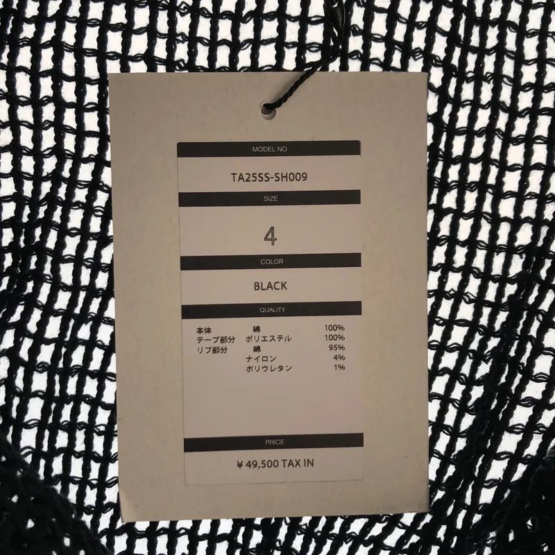 TAAKK / ターク | 2025SS | MESH EMBROIDERY POLO SHIRT メッシュ ポロシャツ | 4 | メンズ