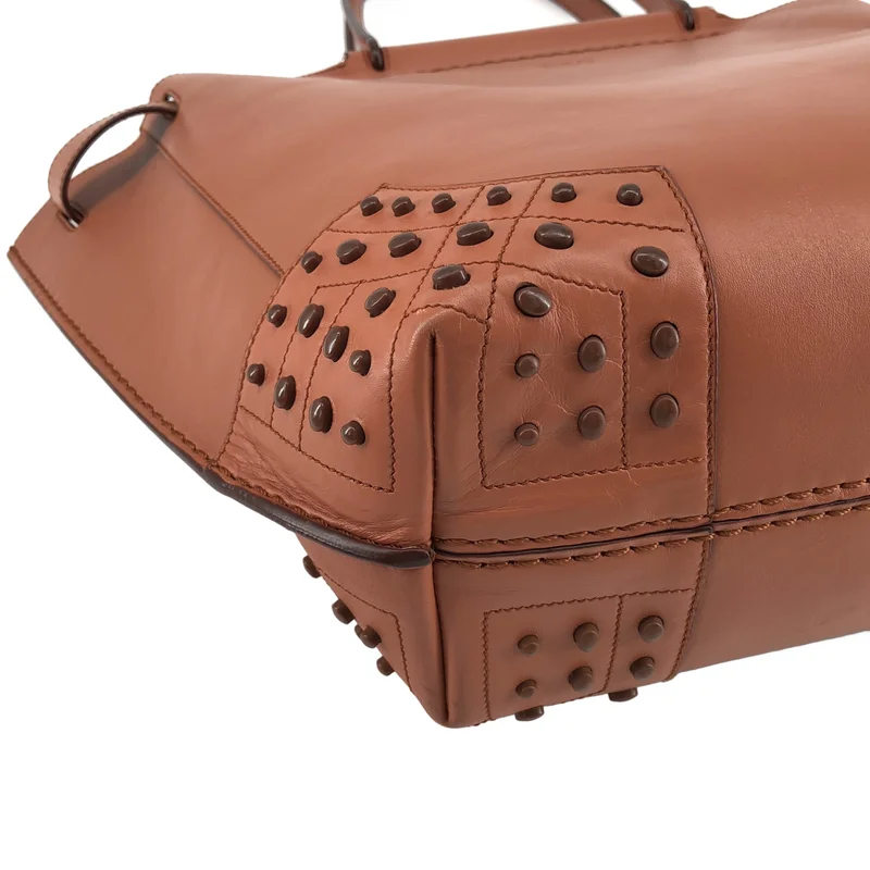 TOD'S / トッズ | ウェーブ スタッズ トートバッグ |