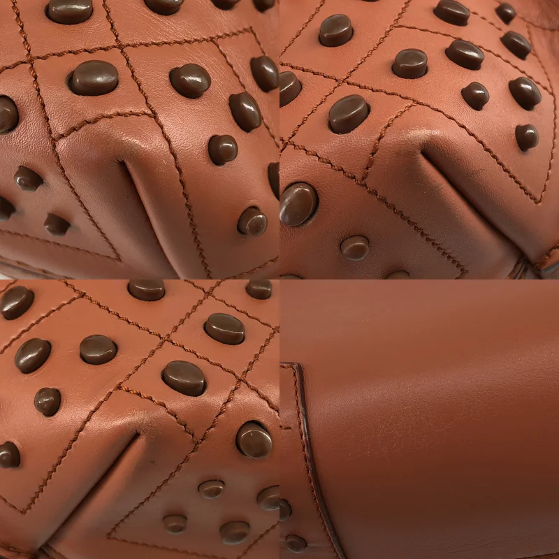 TOD'S / トッズ | ウェーブ スタッズ トートバッグ |