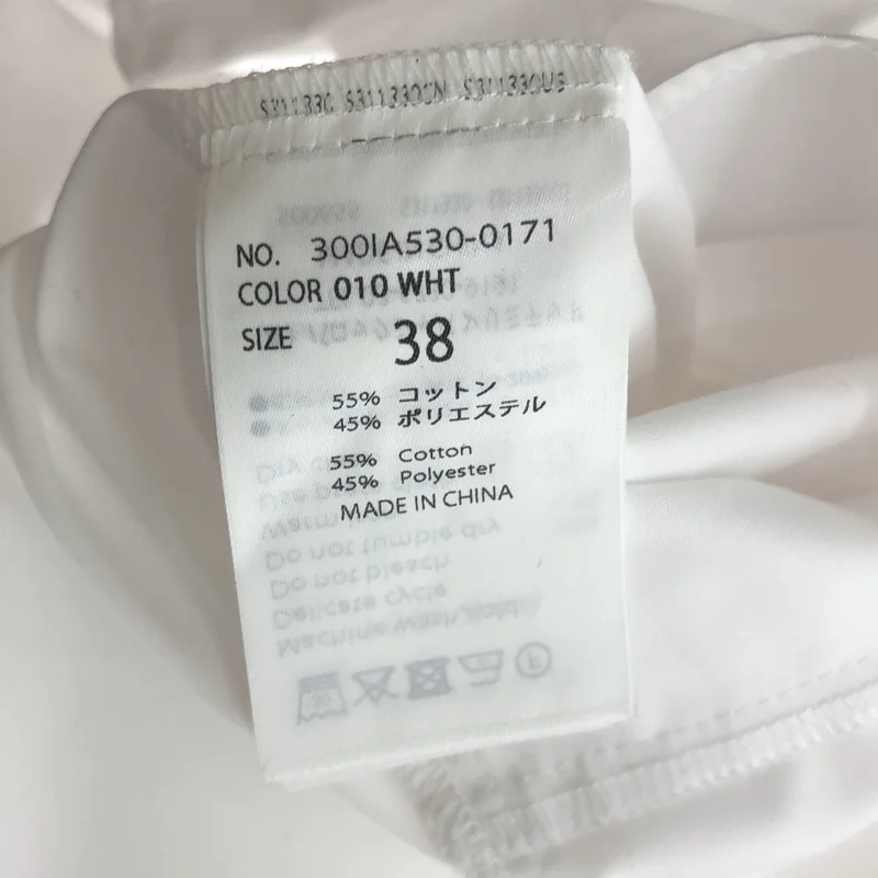 ENFOLD / エンフォルド | STEP SHIRT コットン シャツ 300IA530-0171 | 38 | レディース