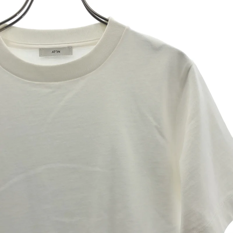 ATON / エイトン | コットン クルーネック Tシャツ カットソー | 1 | レディース