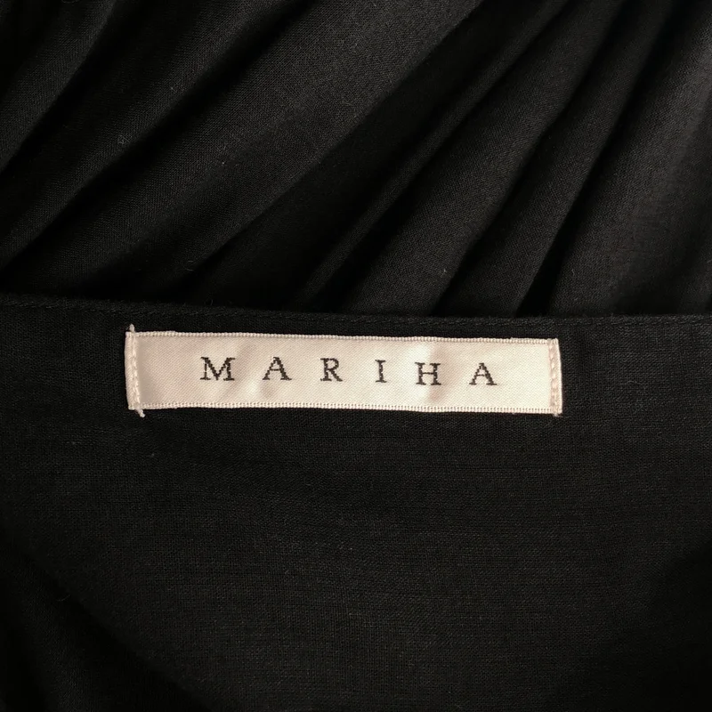 MARIHA / マリハ | 夏の光ドレス コットン Vネック ノースリーブワンピース | 36S | レディース