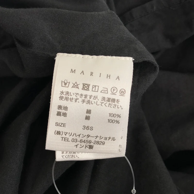MARIHA / マリハ | 夏の光ドレス コットン Vネック ノースリーブワンピース | 36S | レディース