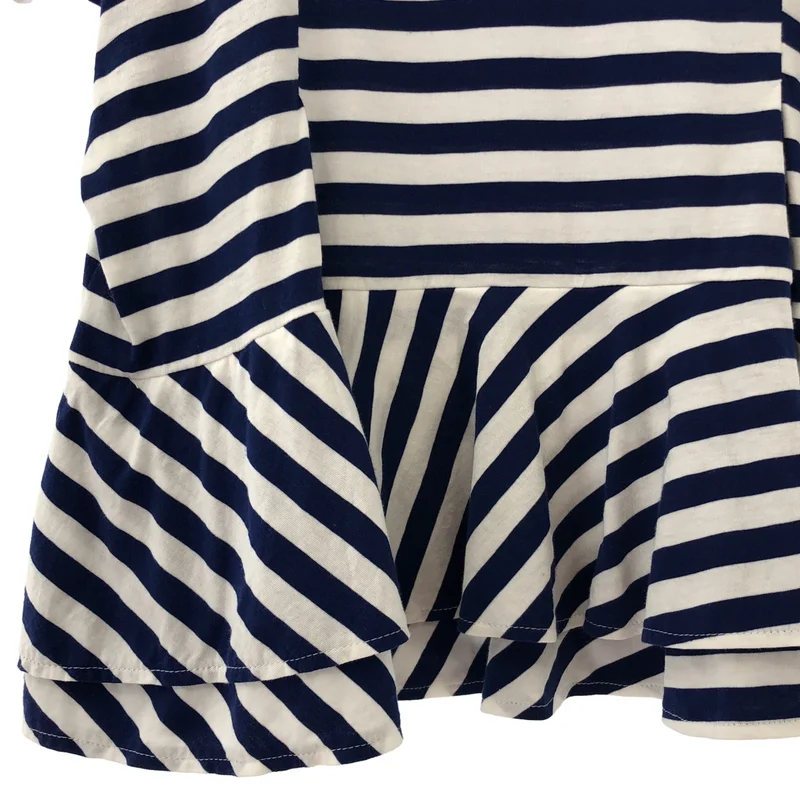 tricot COMME des GARCONS / トリココムデギャルソン | 2019SS | コットン ボーダー フリル切替 カットソー | S | レディース