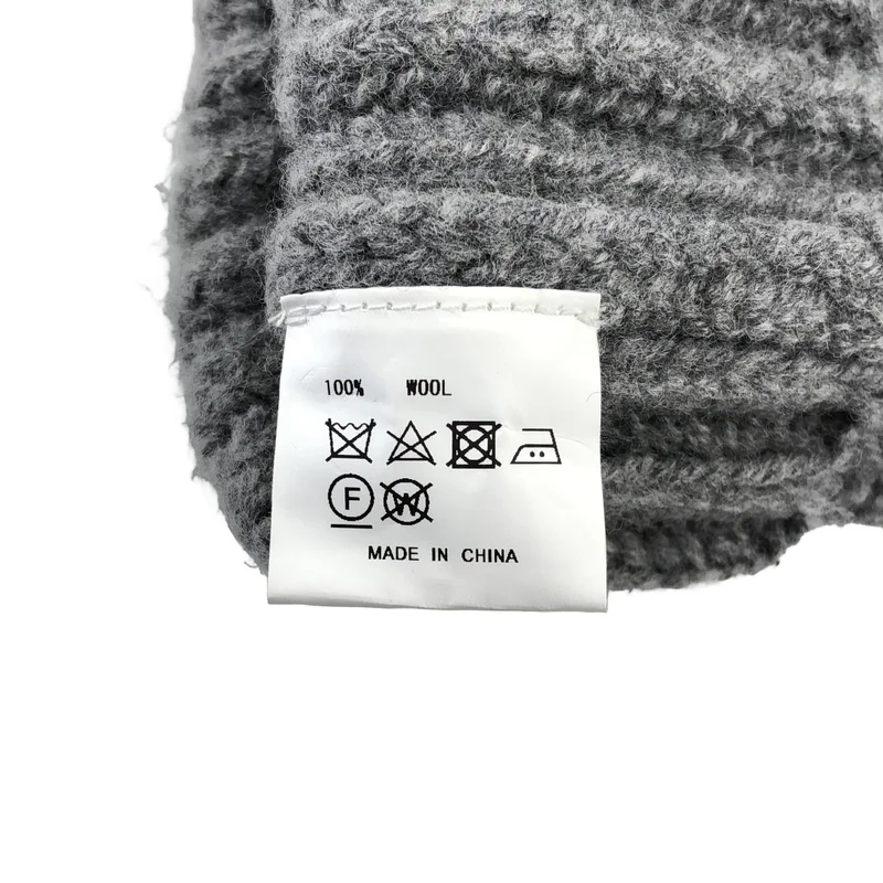 HYKE / ハイク | 2024AW | ウール リブニット アームウォーマー |