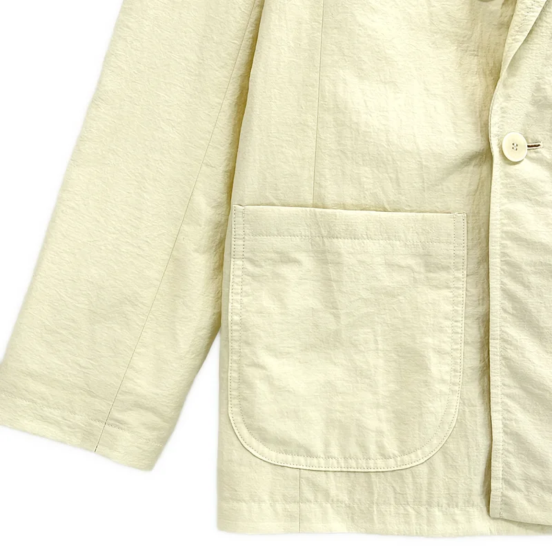 A.P.C. / アーペーセー | コットン ナイロン ダブルブレスト テーラードジャケット | 34 | レディース