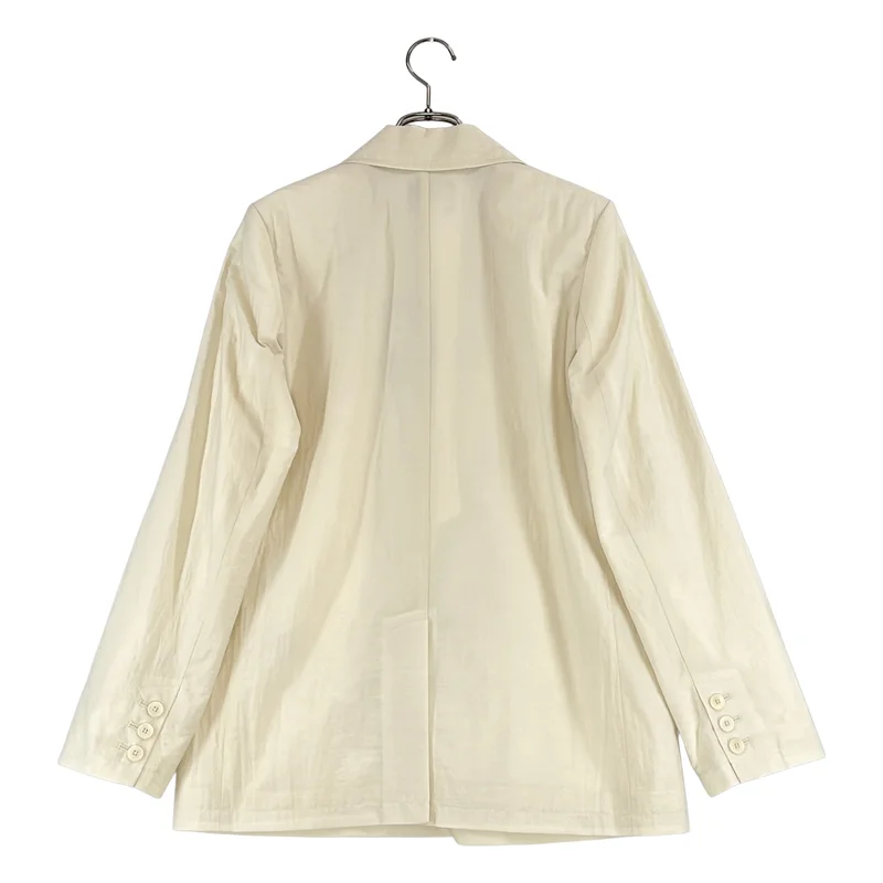 A.P.C. / アーペーセー | コットン ナイロン ダブルブレスト テーラードジャケット | 34 | レディース