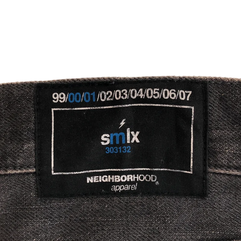 NEIGHBORHOOD / ネイバーフッド | ダメージ加工 ブラック デニムパンツ | M | メンズ