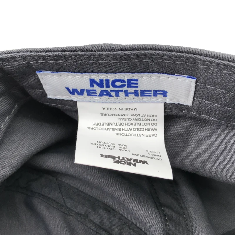 NICE WEATHER / ナイスウェザー | SIGNATURE CAP ロゴキャップ |