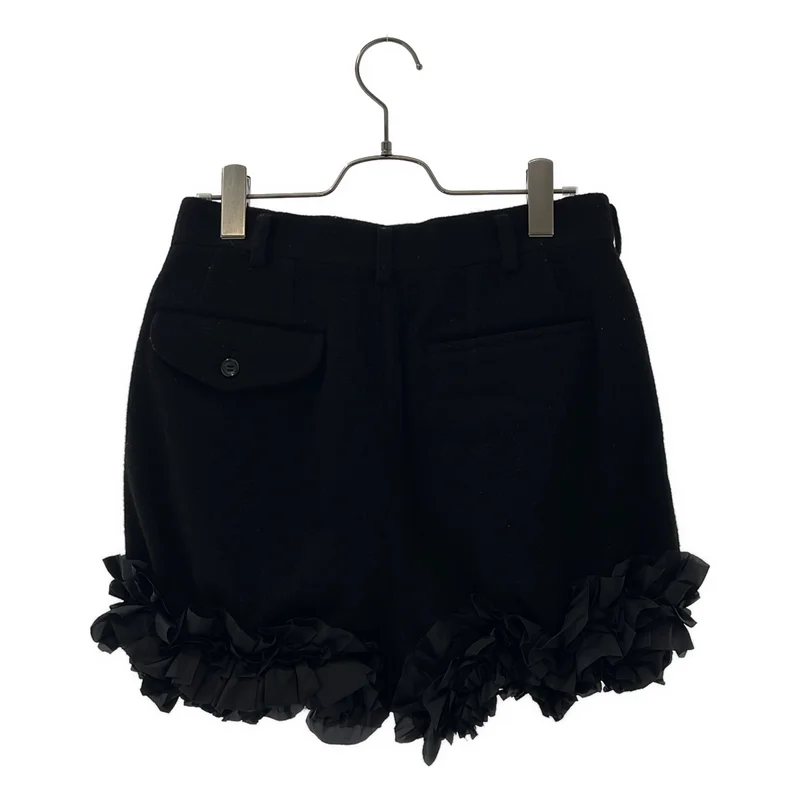 COMME des GARCONS / コムデギャルソン | 2011AW | ウール 2タック フリルショートパンツ | XS | レディース