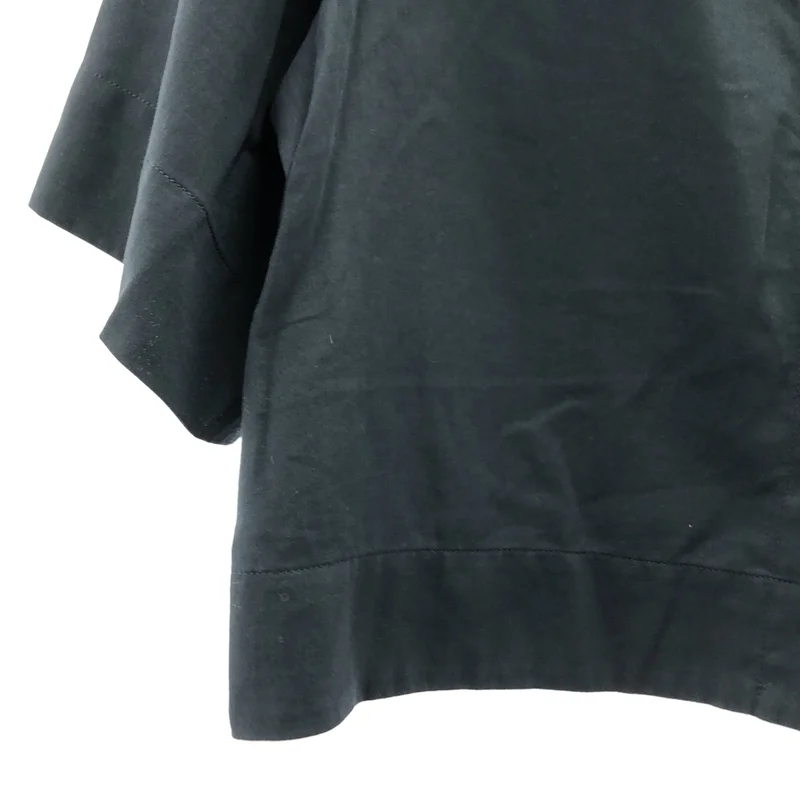 CABaN / キャバン | コットン ビックカラー クロップドシャツ | S | レディース