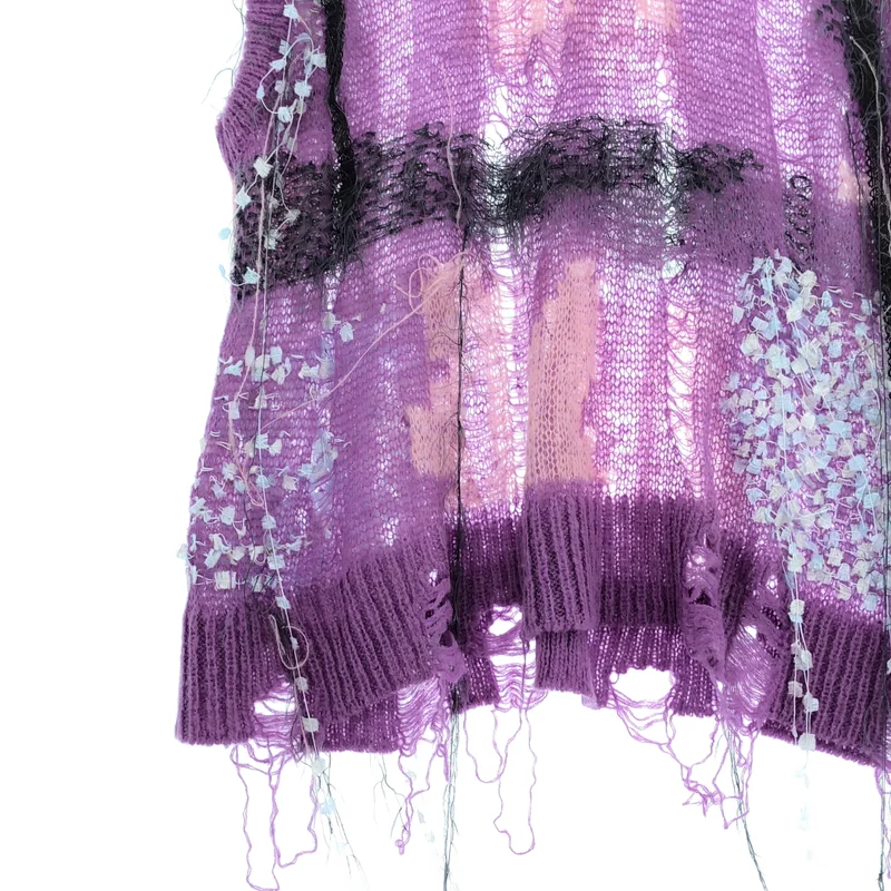 rurumu: / 縷縷夢兎るるむう | 2024SS | broken mohair knit vest ブロークン モヘア ニットベスト | F | レディース