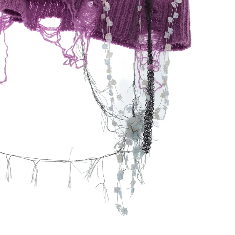 rurumu: / 縷縷夢兎るるむう | 2024SS | broken mohair knit vest ブロークン モヘア ニットベスト | F | レディース