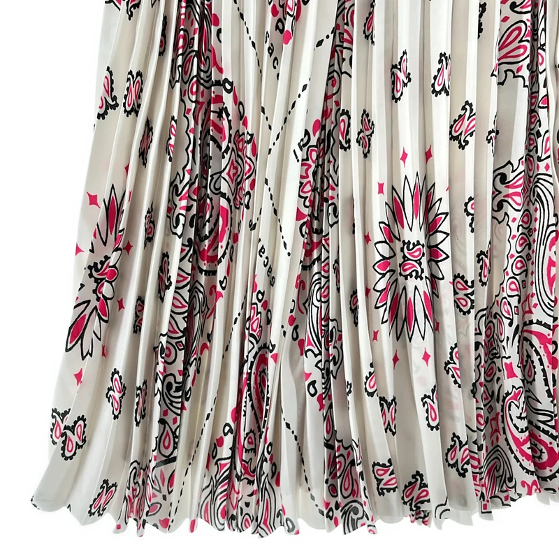 sacai / サカイ | Bandana Print Skirt バンダナ プリーツ ラップスカート | 1 | レディース