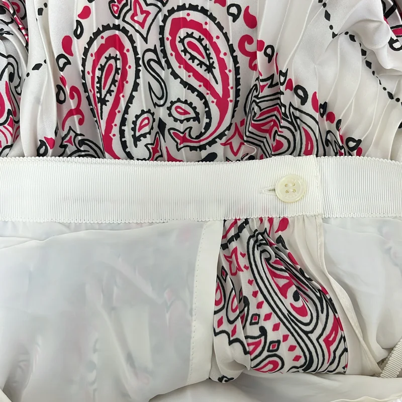 sacai / サカイ | Bandana Print Skirt バンダナ プリーツ ラップスカート | 1 | レディース